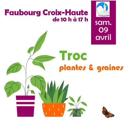 Affiche Troc Plantes et Graines