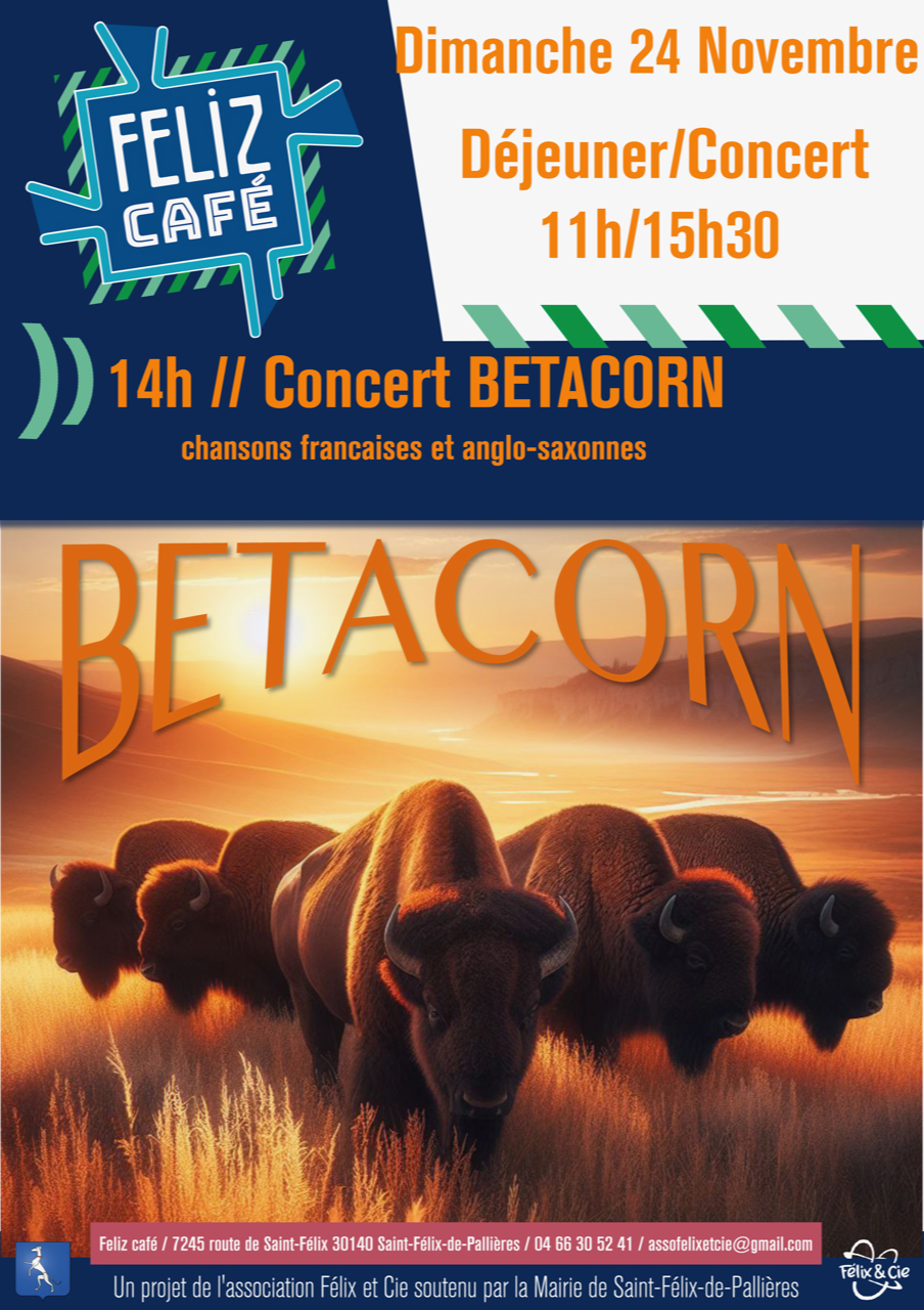 Betacorn au Féliz café