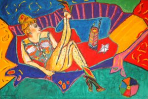 Caprice, une peinture de Béa