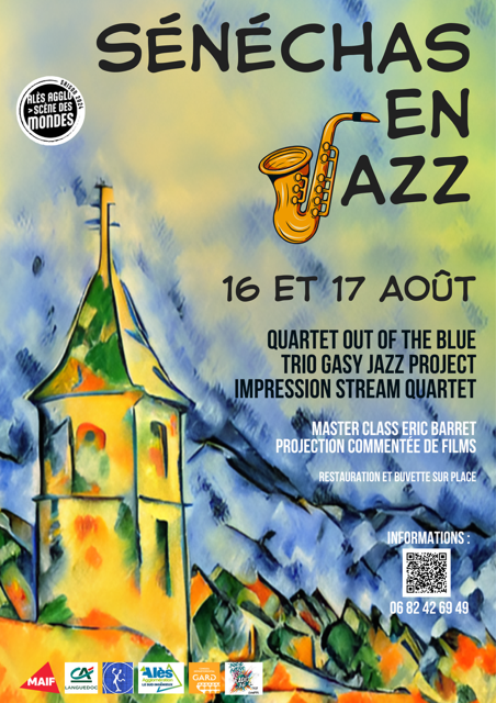 Affiche Sénéchas en jazz