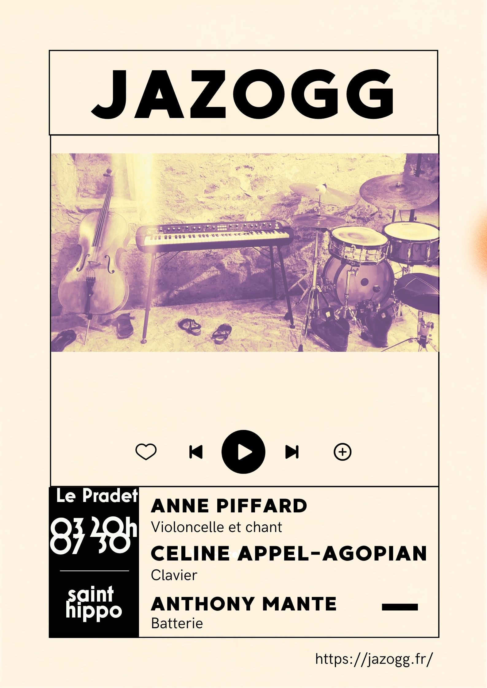 Jazzog affiche Le Pradet