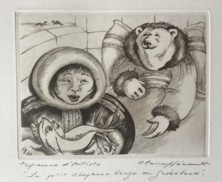 "Le Petit Chaperon Rouge au Groënland " de Claire Hénault