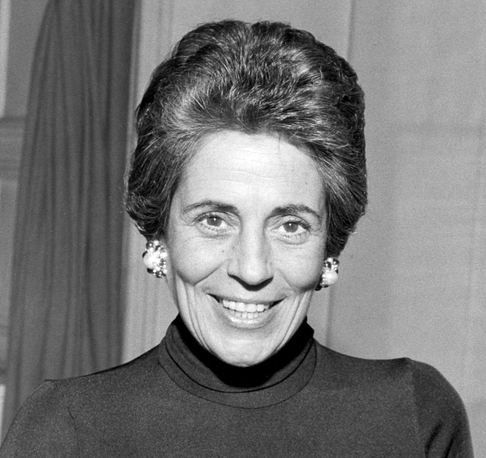 Francoise Giroud Milan1974 - photo Adriano Alecchi