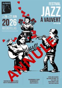 Jazz à Vauvert annulé 2026