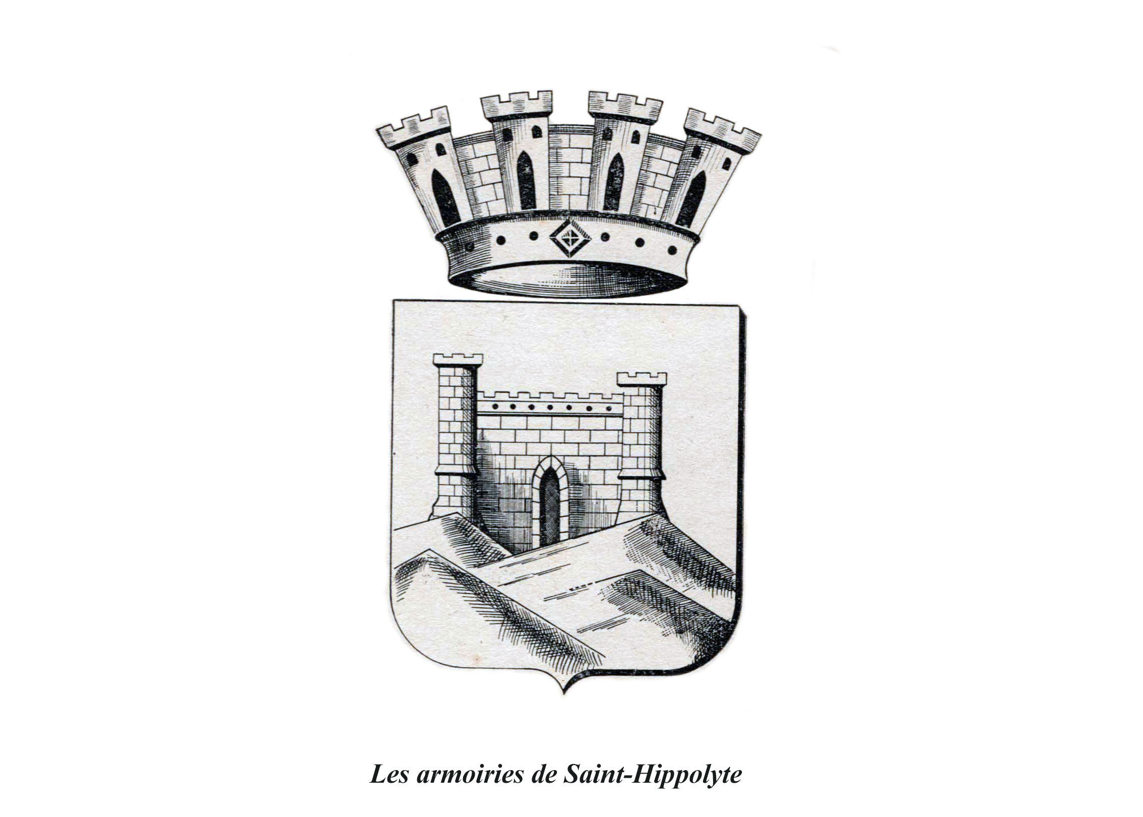 Les armoiries de Saint-Hippolyte