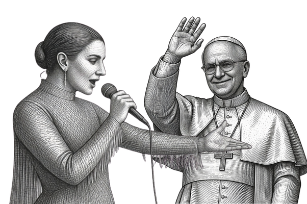 Céline Dion et Léon XIV
